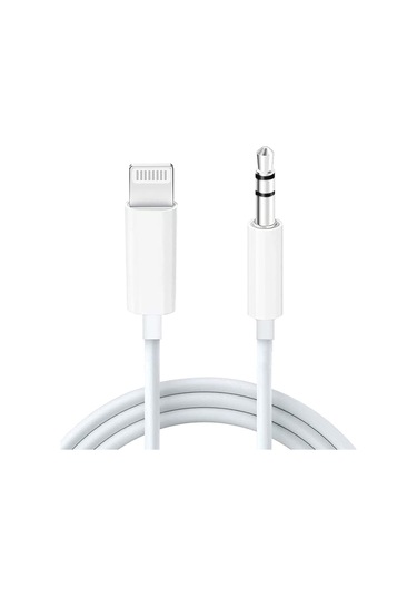 Lightning To 3.5 Mm Aux Audio Kablo Araç İçi Uyumlu Aux Kablosu
