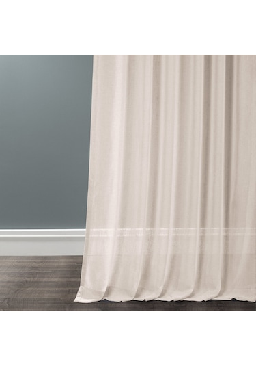 Evdepo Home Kullanıma Hazır Keten Tül Perde (541075355)