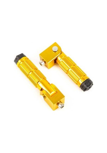 Ulzyvf Katlanır 8mm Motosiklet Pedalı - Kaymaz, Paslanmaz Alüminyum Ayaklık, Bisiklet/atv/utv Uyumlu