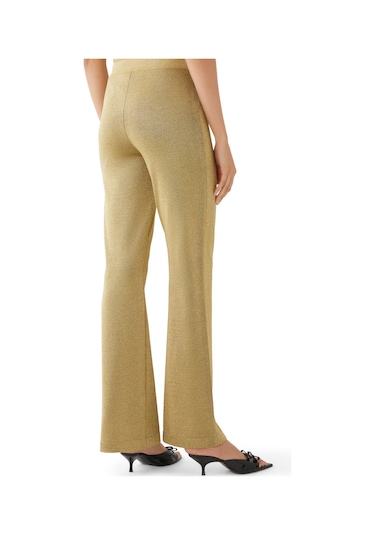 Missoni Şık Fırfırlı Pantolon Altın