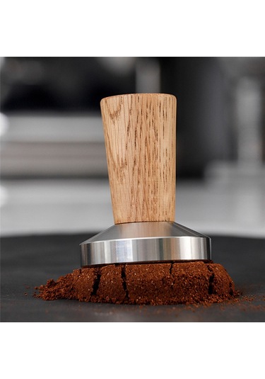 Coffee Tamper Espresso Damgası: Coffee Tamper Gerçek Ahşap Saplı, 58mm Diğer