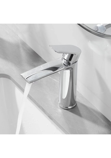 Fawer Faucet & Shower Krom Lavabo Bataryası 600-css krom