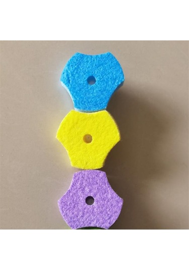 Tek Kullanımlık Tuvalet Sifonlu Yedek Fırça Sifonlu Yedekler-50 Yedek Çok Renkli