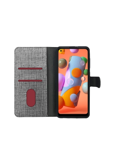 Huawei P40 Lite Kilif Fitcase Fabric Kapakli Cüzdanli 438058952
