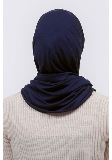 Altobeh Tesettür Kadın Penye Şal Düz Hijab - Lacivert
