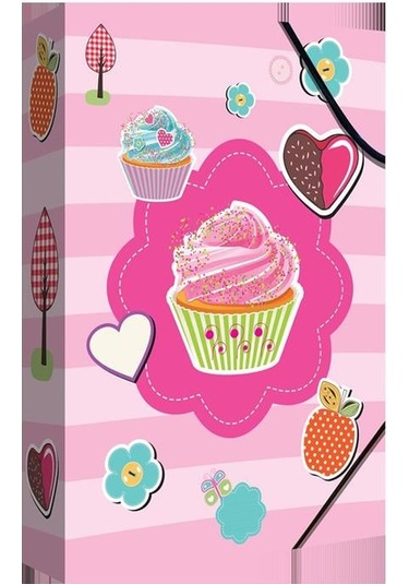 Noki Desenli Lastikli Kutu Klasör