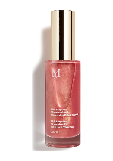Misbahçe Pink Tangerine Vitamin İçerikli Işıltılı Saç & Vücut Yağı Vanilya 30 Ml
