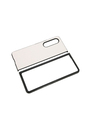 Galaxy Uyumlu Z Fold 3 Beyaz Işıltılı Kılıf Kaiyi