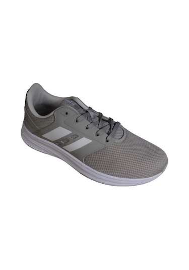 Jump Kadın Beyaz Gri Siyah Fileli Memory Konfor Taban Sneaker Spor Ayakkabı Gri