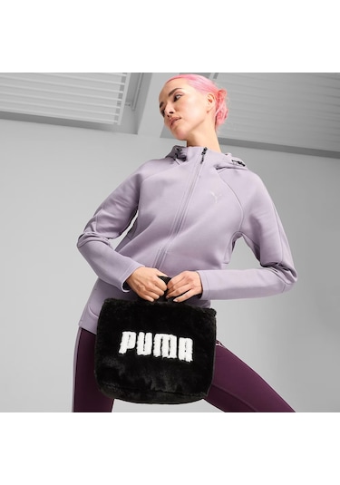Puma Core Fur Mini Tote Omuz Çantası C-pum090657tb0p01 Siyah