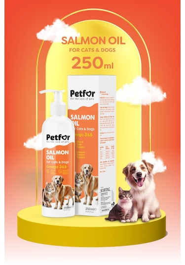 Somon Yağı 250 Ml Kedi Ve Köpekler İçin