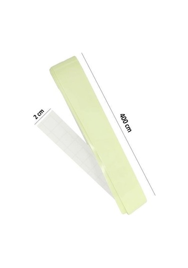 Buffer Karanlıkta Işık Veren Yansıyan 4 Metre Fosforlu Yeşil Şerit Bant Mavi