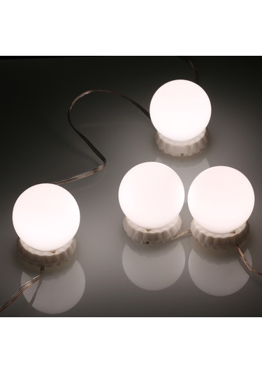 Wezone 3 Renk Aydınlatmalı Usb Makyaj Aynası Işık Zinciri - 10 Led'li