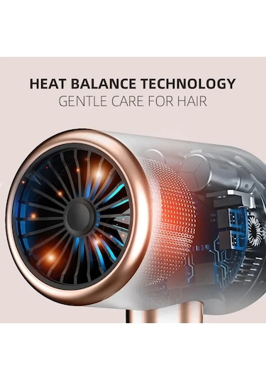 Lixiaqu01 Saç Kurutma Makinesi Yüksek Hızlı Elektrikli Türbin