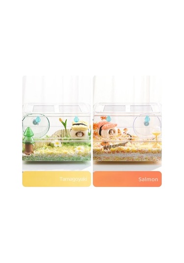 Elmpaly Kışın Sıcak Tutan Kırmızı Hamster Sushi Yuvası Golden Bear Ve Sugar Glider Kışlık Barınak