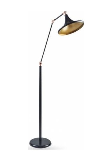 Dylight Metal Retro Siyah Mafsallı Köşe Lambası Okuma Lambası Lambader