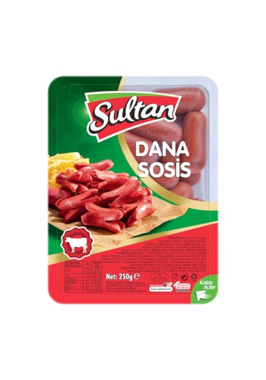 Sultan Etçi Kokteyl Sosis 250 G
