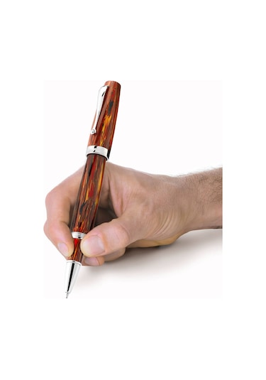 Montegrappa Mia The Modern Classic Flaming Heart Roller Kalem Ism Standart