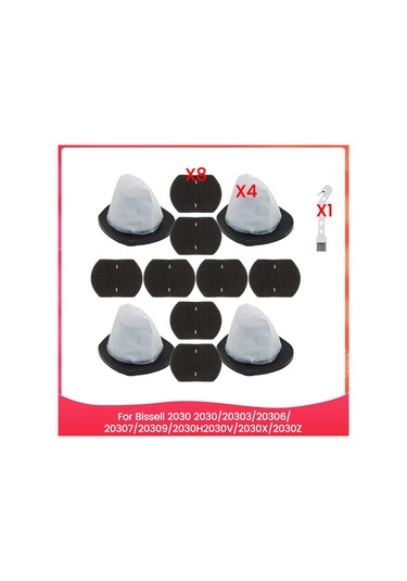 Gildedwill Bissell 2030/20303/20306/20307/20309/2030h/2030v/2030x/2030z Elektrikli Süpürge Aksesuarları İçin 12 Adet Hepa Filtre Ve Filtre Pamuğu Gildedwill Bissell 2030/20303/20306/20307/20309/2030h/2030v/2030x/2030z Elektrikli Süpürge Aksesuarları İçin 12 Adet Hepa Filtre Ve Filtre Pamuğu