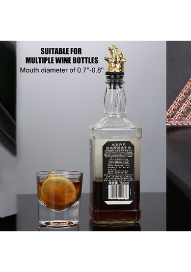 Suofeng Hayvan Figürlü Şarap Hava Alma Döküm Aparatı - Çıkarılabilir Silikon Uçlu Diğer