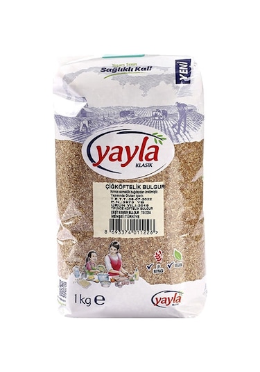 Yayla Çiğ Köftelik Bulgur 1 KG