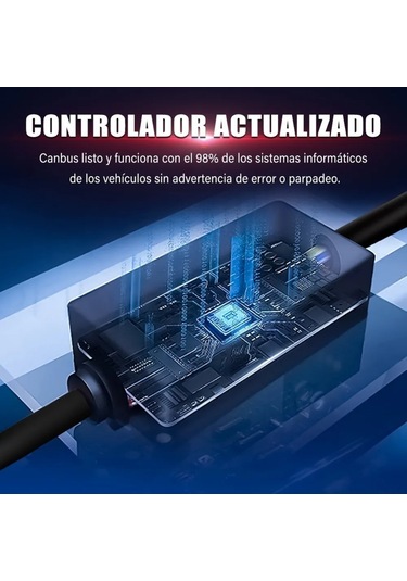 Geeksen H1 Tipi Kırmızı Led Araç Farı - Ultra Parlak, Kesin Işık Deseni Ve Uzun Ömürlü Sürücü Güvenliği Artırıcı