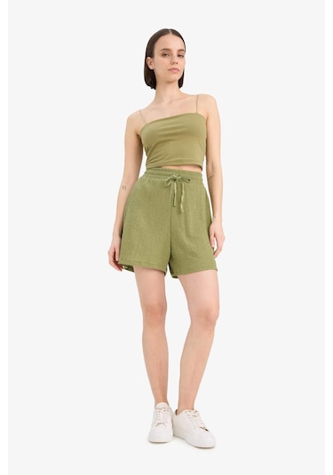 DeFacto Coool Loose Fit Bürümcük Şort A6223AX25SMKH461 Haki