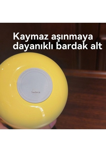 Maoyaya Sevimli Ördekçik Pembe Termos Bardağı - Renkli Ve Şık Pembe