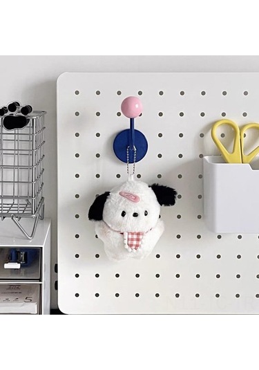 Skycity Renkli Manyetik Bağcıklı Kanca: Mutfak/banyo/ön Kapı İçin Delme Yok Güçlü Sürekli Dekoratif Tutucu Açık Yeşil+pembe