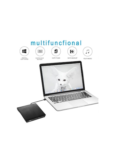 Harici USB 3.0 DVD - RW Writer CD DVD Yazıcı Okuyucu Optik Sürücü