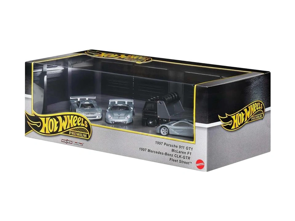 Hot Wheels Premium Fleet Street Set - 1997 Efsaneleri Bir Arada