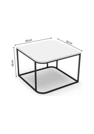 Orta Sehpa Ve Zigon Sehpa Damla Bendir Siyah