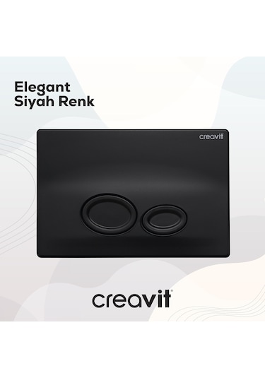 Creavit Drop Mat Siyah Boyalı Kumanda Paneli GP2002.01 Siyah