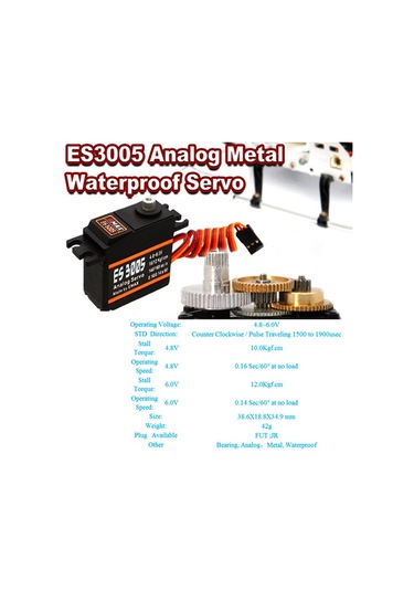 Emax Es3005 Servo Motor Metal Analog Servo 42gr Su Geçirmez