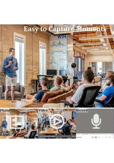Xuweiwei Black Night Vision Usb Güvenlik Kamerası Wifi Gerektirmeyen Body Kamera Bebek Bakıcı Kamerası Ev Ofis Güvenlik Kamerası