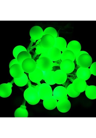 Fastbuy 4m Led Dekorasyon Işığı, 3x Aa Pil, 3 Modlu Yeşil Işık, Ev Dekorasyonu İçin Uygun Diğer