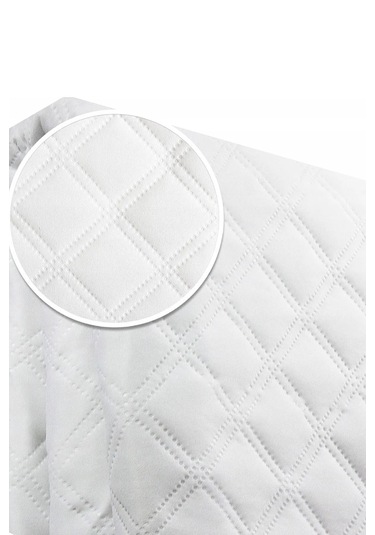 Kapitone Elastik Bantlı Su Sıvı Geçirmez Yatak Koruyucu Alez