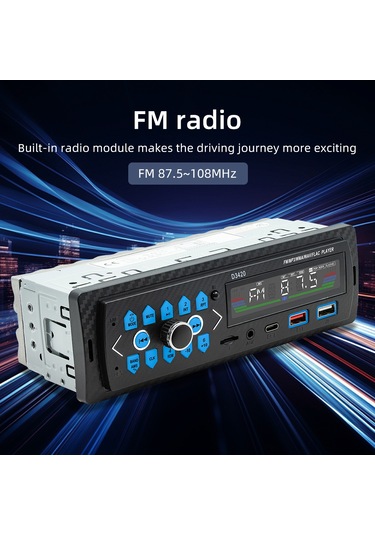 Symbee Çok Fonksiyonlu Araç Mp3 Çalar, Fm Radyo, Bt 5.0, Çift Usb Ve Uzak Kumanda İle Kolay Kullanım