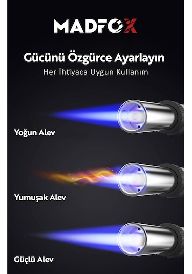 Madfox Magma 360 Çakmaklı Pürmüz Beyaz