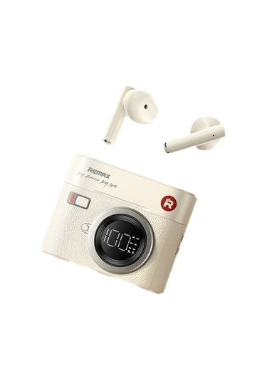 Retro Kamera Şekli Yarı Kulağa Bluetooth Kulaklık