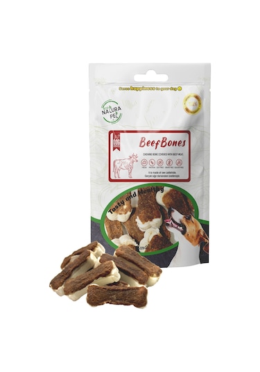 Eco Natura Pet Beef Bones Biftek Kaplı Pres Kemik Köpek Ödülü 105 G