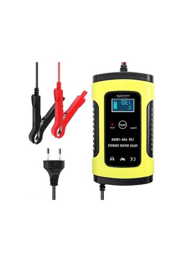 Moly 12v 6a Akıllı Akü Şarj Cihazı - Moto/suv Akü Tamiri Ve Koruma - Avrupa Standartı Sarı - Zyx-j10
