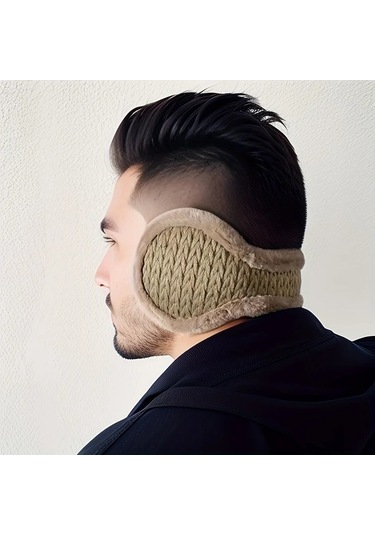 Primepickings Siyah Kadın Erkek Polar Kulaklık Kışlık Katlanır Kayak Bisiklet