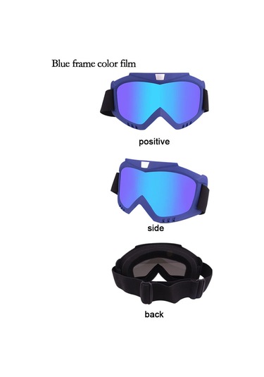 Kosona 368 Model 11 Renk Seçenekli Motosiklet Offroad Gözlükleri - Uv Filtreli, Anti-paraşüt, Toz Ve Rüzgar Koruyucu Beyaz Çerçeve Gri Lens