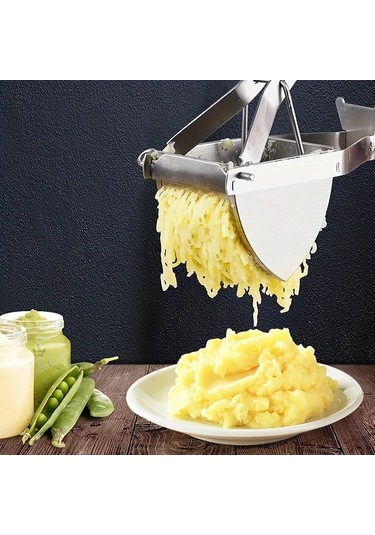 Honeybeeshop 1 Paket Paslanmaz Celik Patates Ezici Puresi Sebze Meyve Manuel Sikacak Pres 1pc