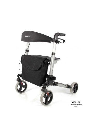 Medikaltec Alüminyum Tekerlekli Rolatör Gümüş Gri