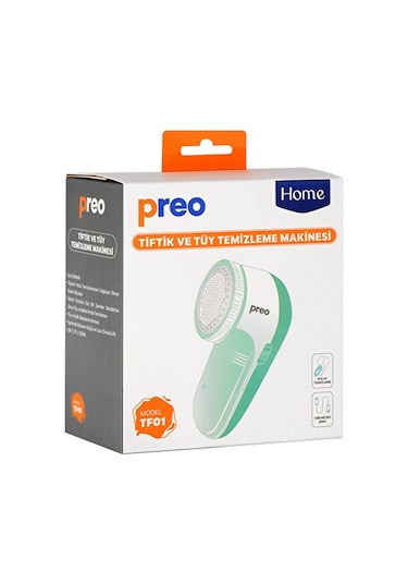 Preo Tf01 Şarjlı Yeşil Tiftik ve Tüy Temizleme Makinesi