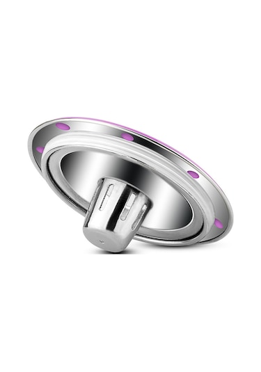 Honmex 304 Paslanmaz Çelik Tekrarlı Kahve Kapsülü Keurig 2.0/1.0 Uyumlu + 8ml Kaşık + Fırça - Mor Ve Gümüş Diğer