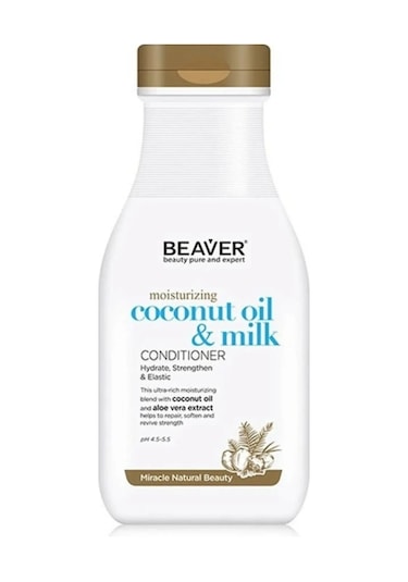 Beaver Coconut Oil Milk Moisturizing Saç Bakım Kremi 350 ML