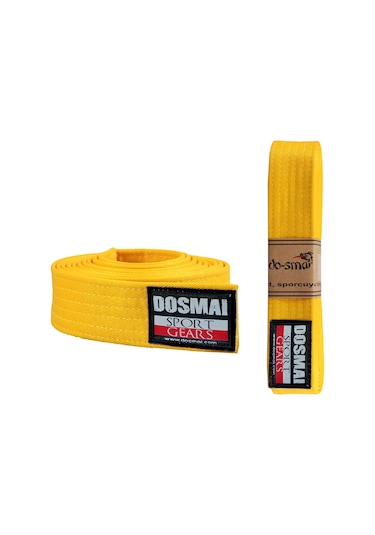 Dosmai Aikido Karate Tek Dolama Kuşak Sarı 200 CM Tk245 Sarı